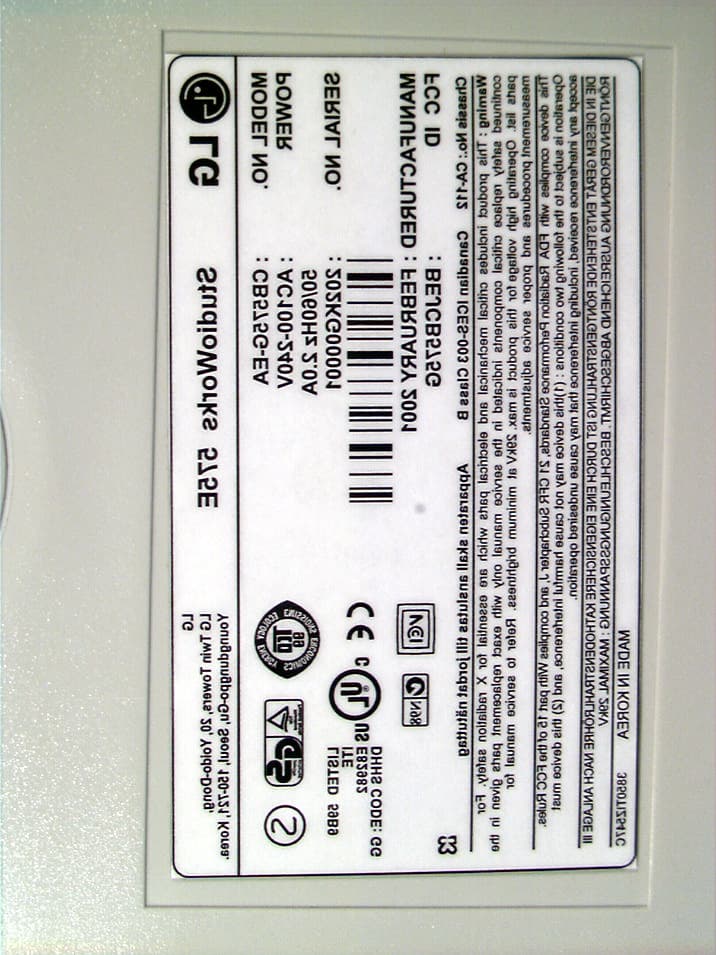 15-inch CRT Monitor - FCC ID BEJCB575G - LG Electronics USA, Inc.