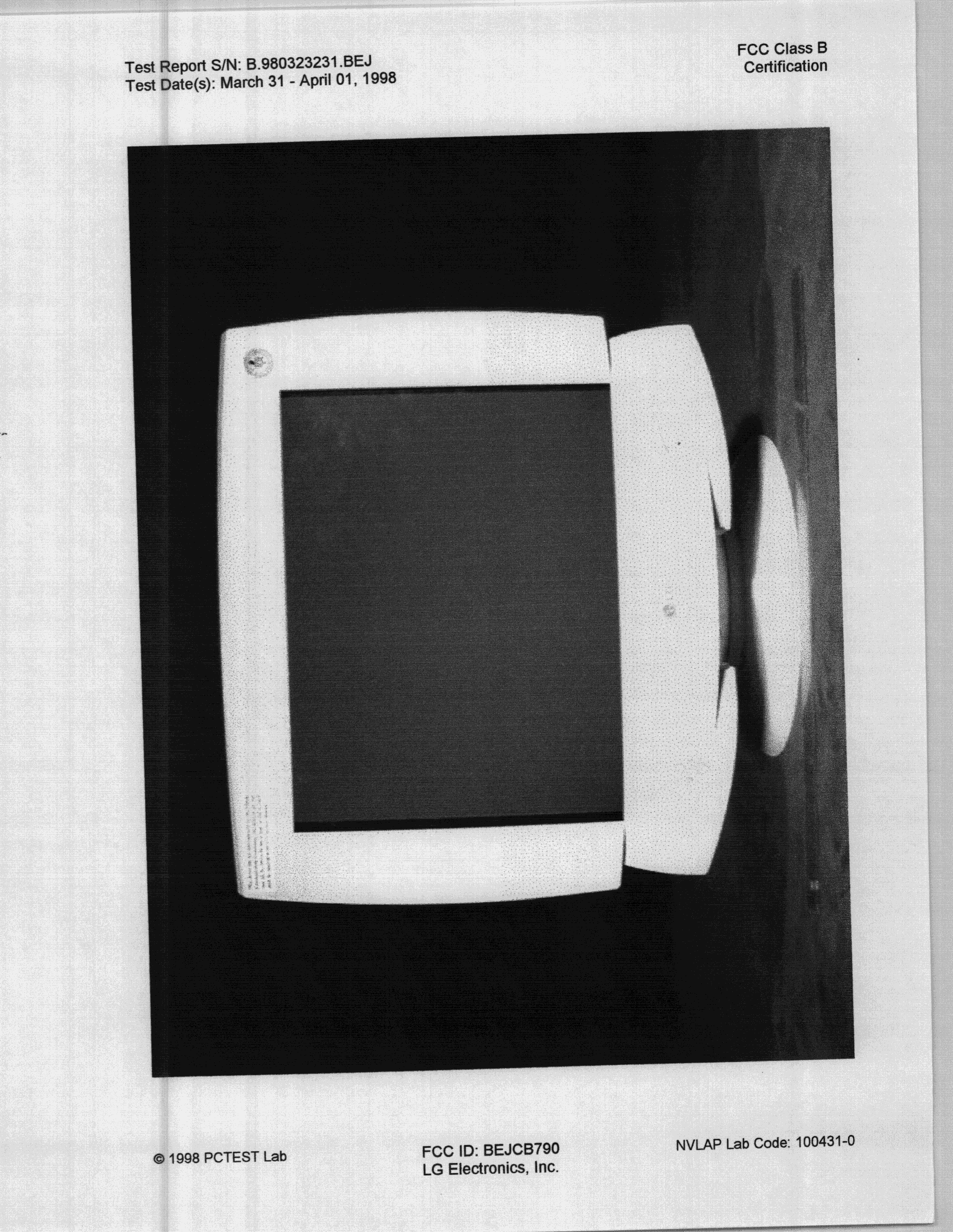JBP - Part 15 Class B Computing Device Peripheral - FCC ID BEJCB790 - LG Electronics USA, Inc. (3)