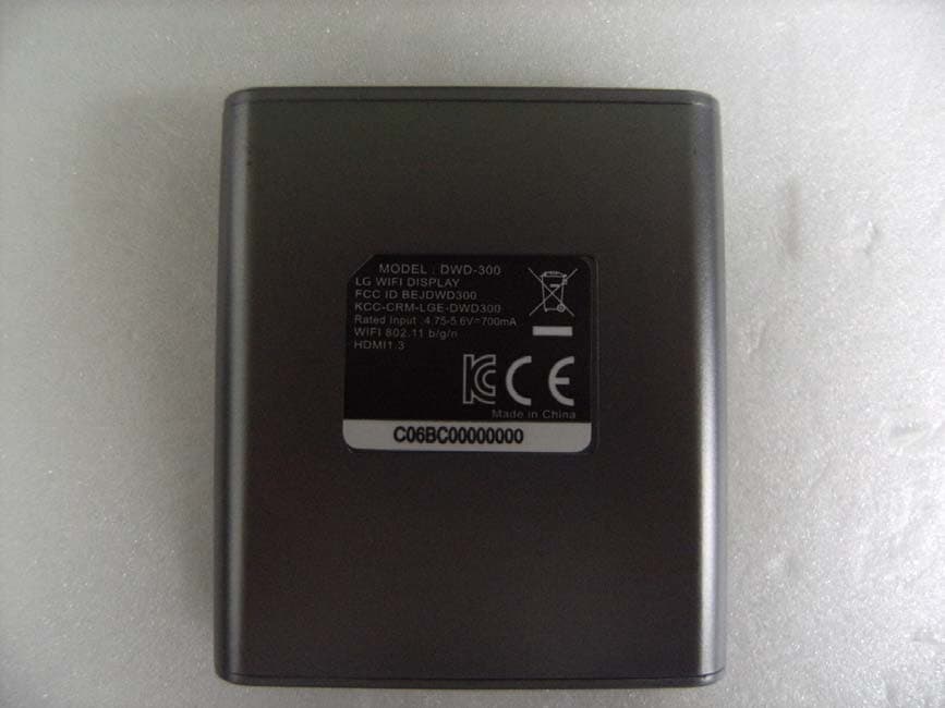 LG Miracast Dongle - FCC ID BEJDWD300 - LG Electronics USA, Inc. (1)