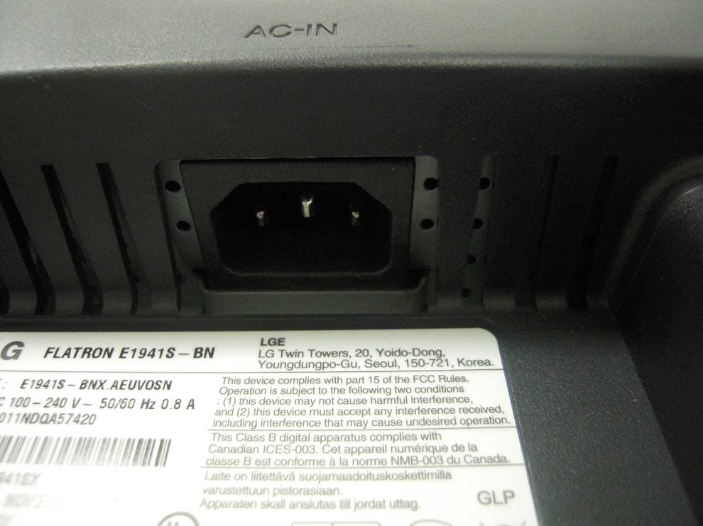 LCD Monitor - FCC ID BEJE1941SX - LG Electronics USA, Inc. (3)
