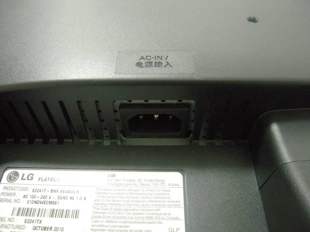 LCD Monitor - FCC ID BEJE2241TX - LG Electronics USA, Inc. (4)