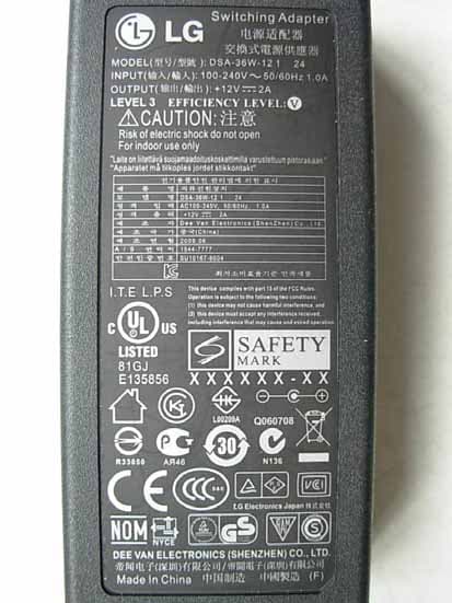 LCD MONITOR. - FCC ID BEJE2350SV - LG Electronics USA, Inc. (1)