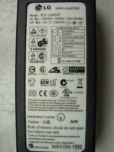 LCD MONITOR. - FCC ID BEJE2350TV - LG Electronics USA, Inc. (1)