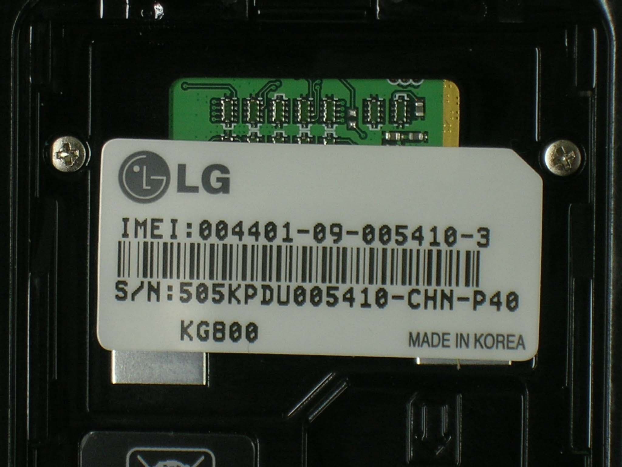 GSM Phone with Bluetooth - FCC ID BEJKG800 - LG Electronics USA, Inc. (2)