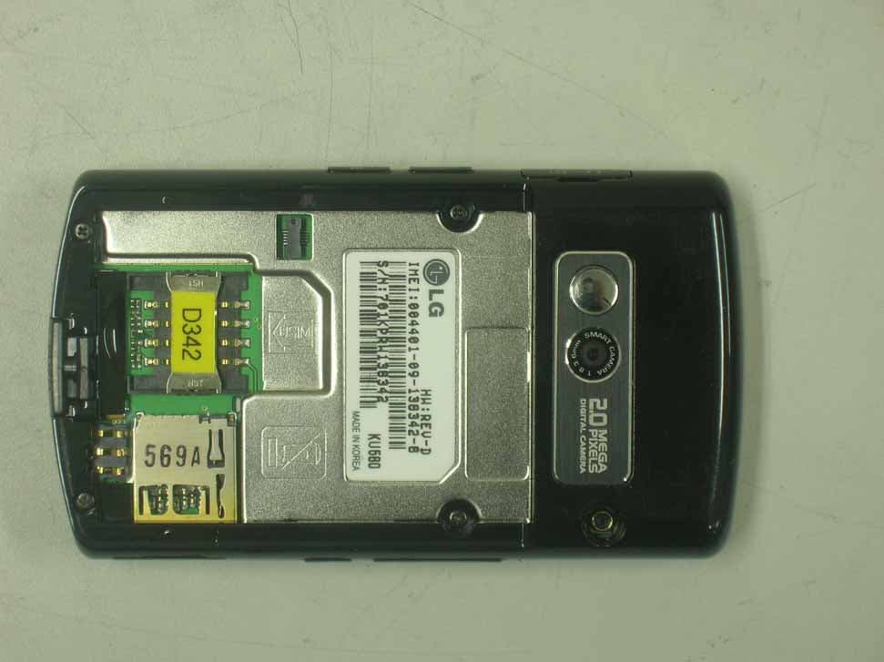 PCS GSM/ EDGE Phone with Bluetooth - FCC ID BEJKU580 - LG Electronics USA, Inc.