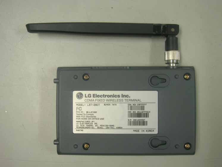 CDMA Fixed Wireless Terminal - FCC ID BEJLST280 - LG Electronics USA, Inc.