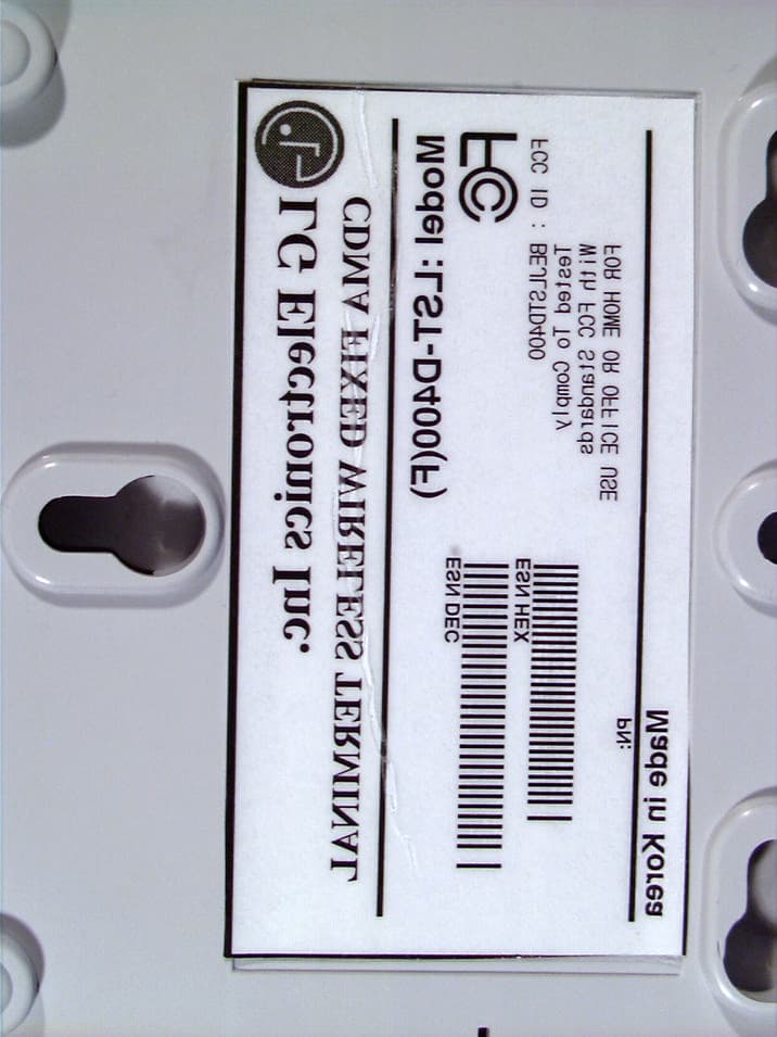 Dual-Band CDMA  WLL Terminal - FCC ID BEJLSTD400 - LG Electronics USA, Inc. (2)
