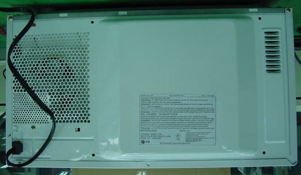 Microwave Oven - FCC ID BEJS120ZK - LG Electronics USA, Inc. (1)
