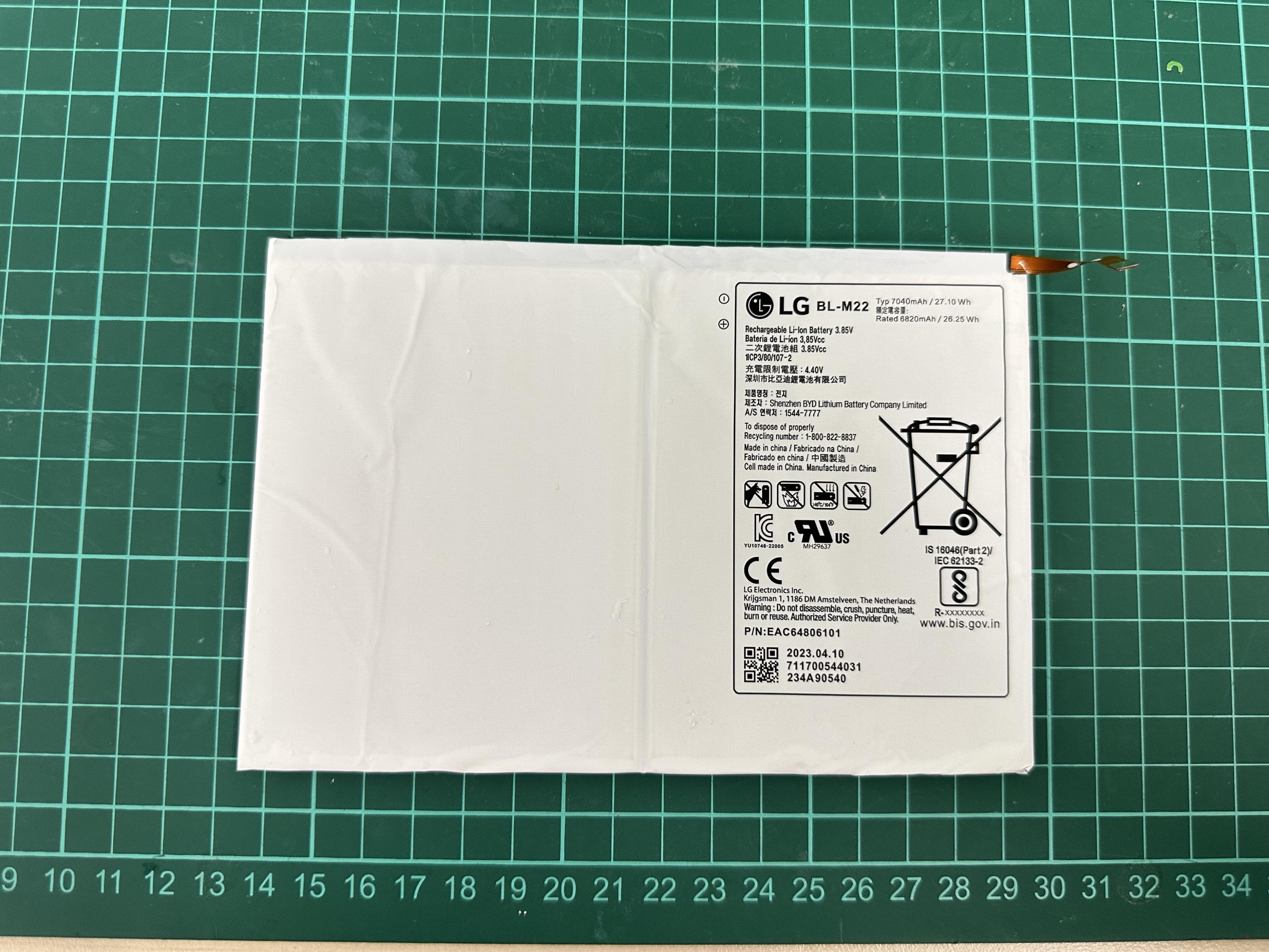 Tablet - FCC ID BEJTB-10A30Q - LG Electronics USA, Inc.