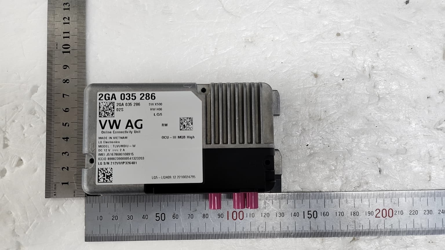 Telematics - FCC ID BEJTLVUM3IU-W - LG Electronics USA, Inc.