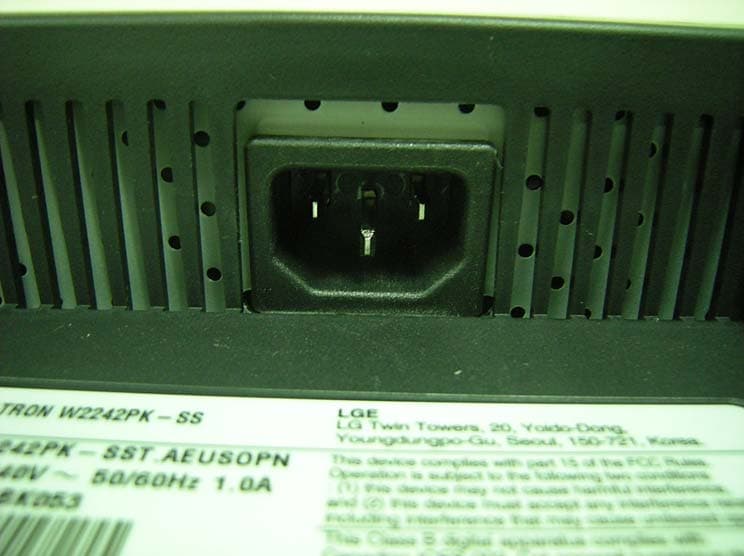 LCD Monitor - FCC ID BEJW2242PKT - LG Electronics USA, Inc. (1)