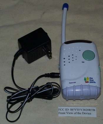 Talkback Baby Monitor - FCC ID BFVTFY3820RTB - Golden Eagle Electronics Manufactory Ltd