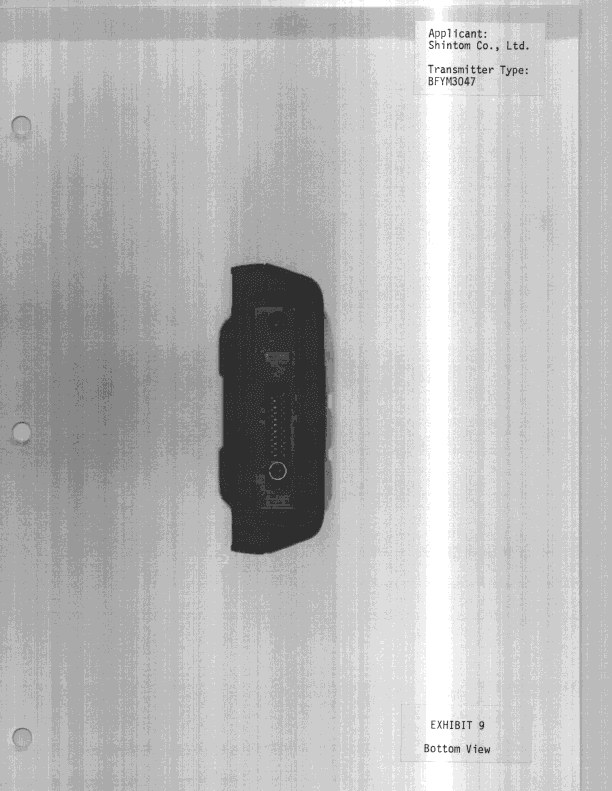 TNB - Licensed Non-Broadcast Station Transmitter - FCC ID BFYM3047 - Shintom Co Ltd (5)