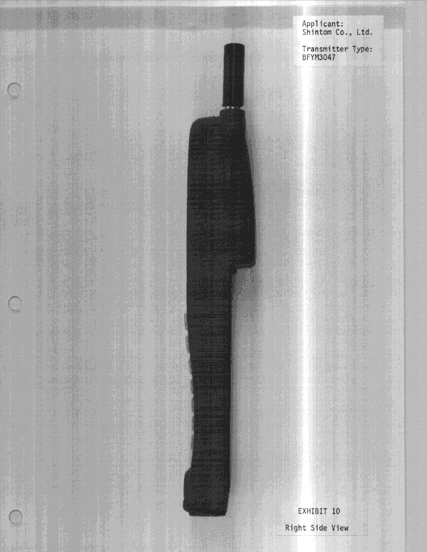 TNB - Licensed Non-Broadcast Station Transmitter - FCC ID BFYM3047 - Shintom Co Ltd (2)