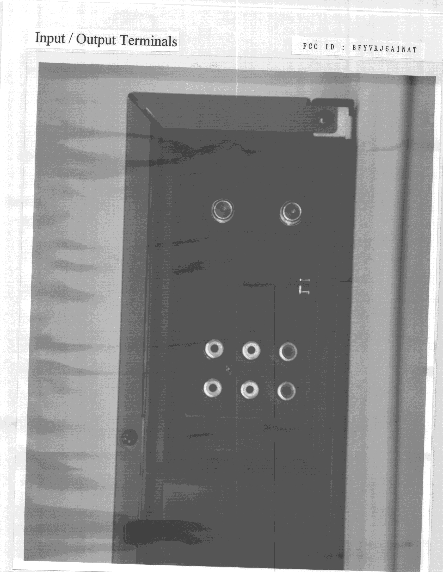 Videocassette Recorder - FCC ID BFYVRJ6A1NAT - Shintom Co Ltd (5)