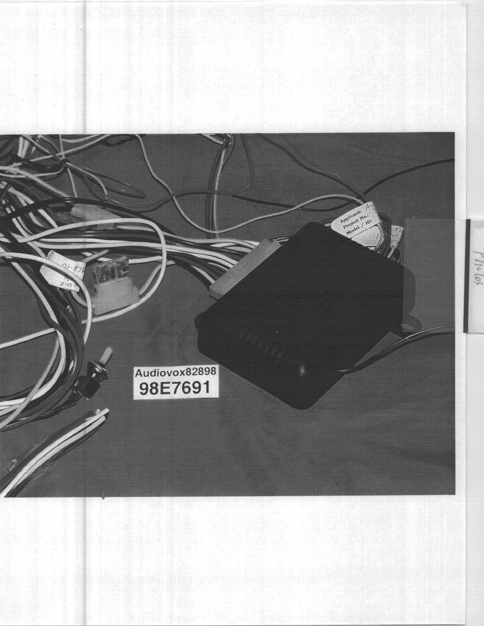 CRR - Superregenerative Receiver - FCC ID BGAAL10R - Audiovox Corporation (2)
