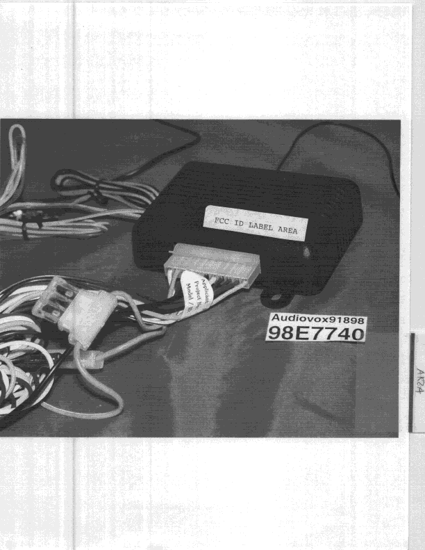 CRR - Superregenerative Receiver - FCC ID BGAAL20R - Audiovox Corporation (2)