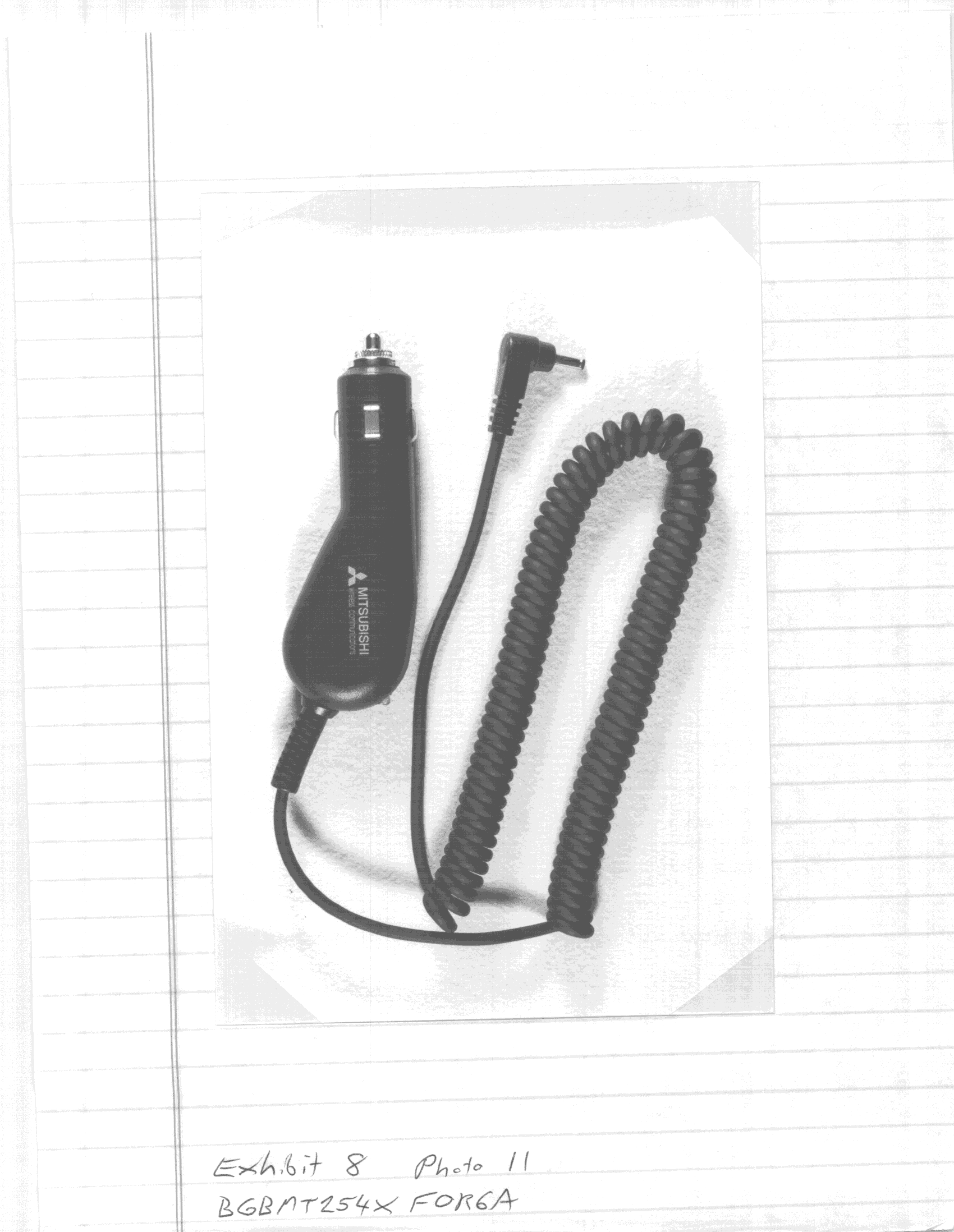 PCE - PCS Licensed Transmitter held to ear - FCC ID BGBMT254XFOR6A - Mitsubishi Electric Corp