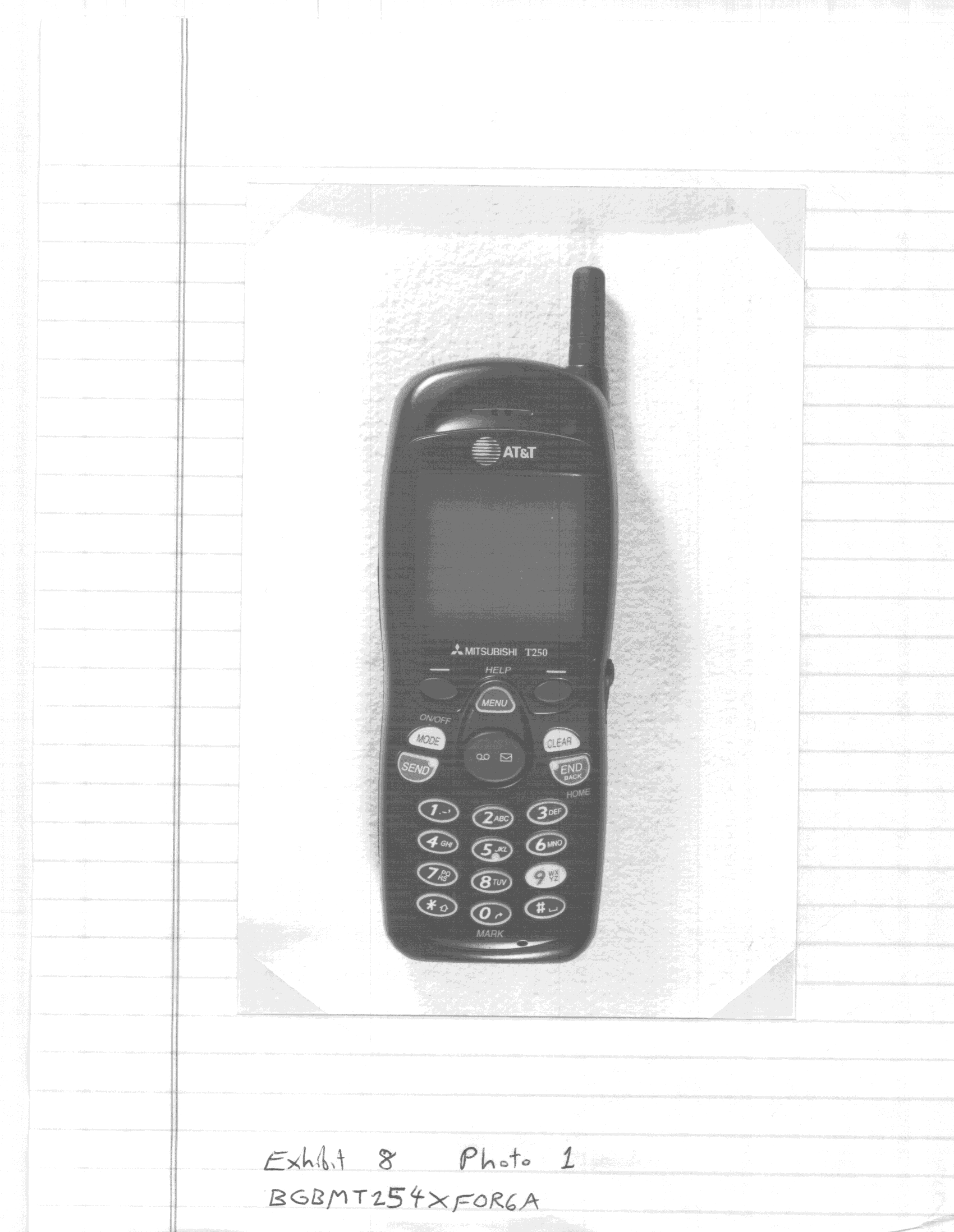 PCE - PCS Licensed Transmitter held to ear - FCC ID BGBMT254XFOR6A - Mitsubishi Electric Corp (2)