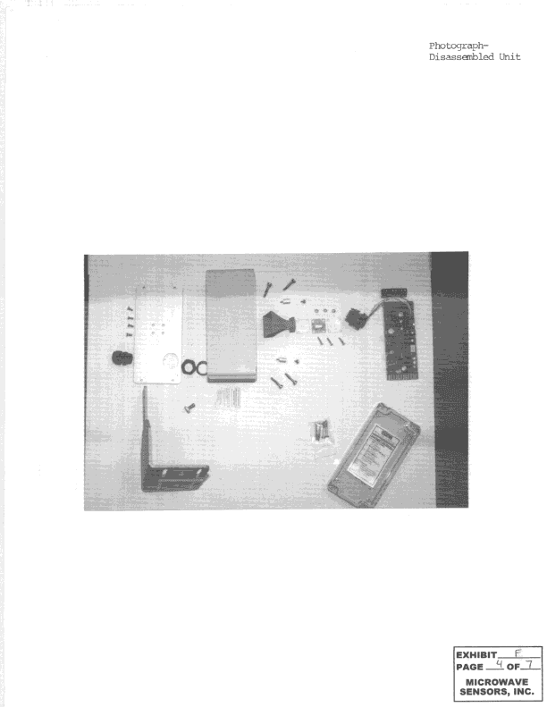 Motion Detector - FCC ID BJD9B51800 - Microwave Sensors Inc (2)