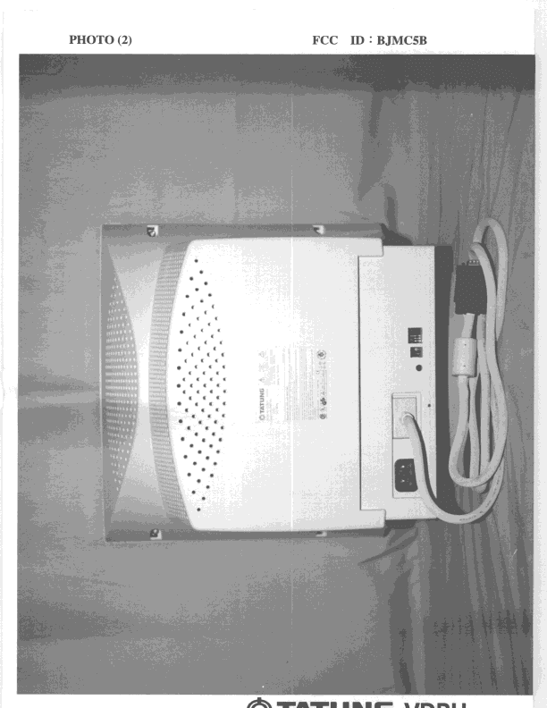 JBP - Part 15 Class B Computing Device Peripheral - FCC ID BJMC5B - Tatung Company (2)