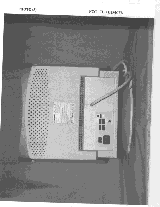 JBP - Part 15 Class B Computing Device Peripheral - FCC ID BJMC7B - Tatung Company (1)