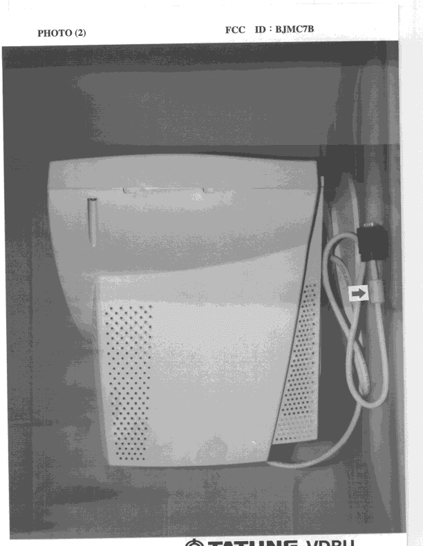 JBP - Part 15 Class B Computing Device Peripheral - FCC ID BJMC7B - Tatung Company (2)