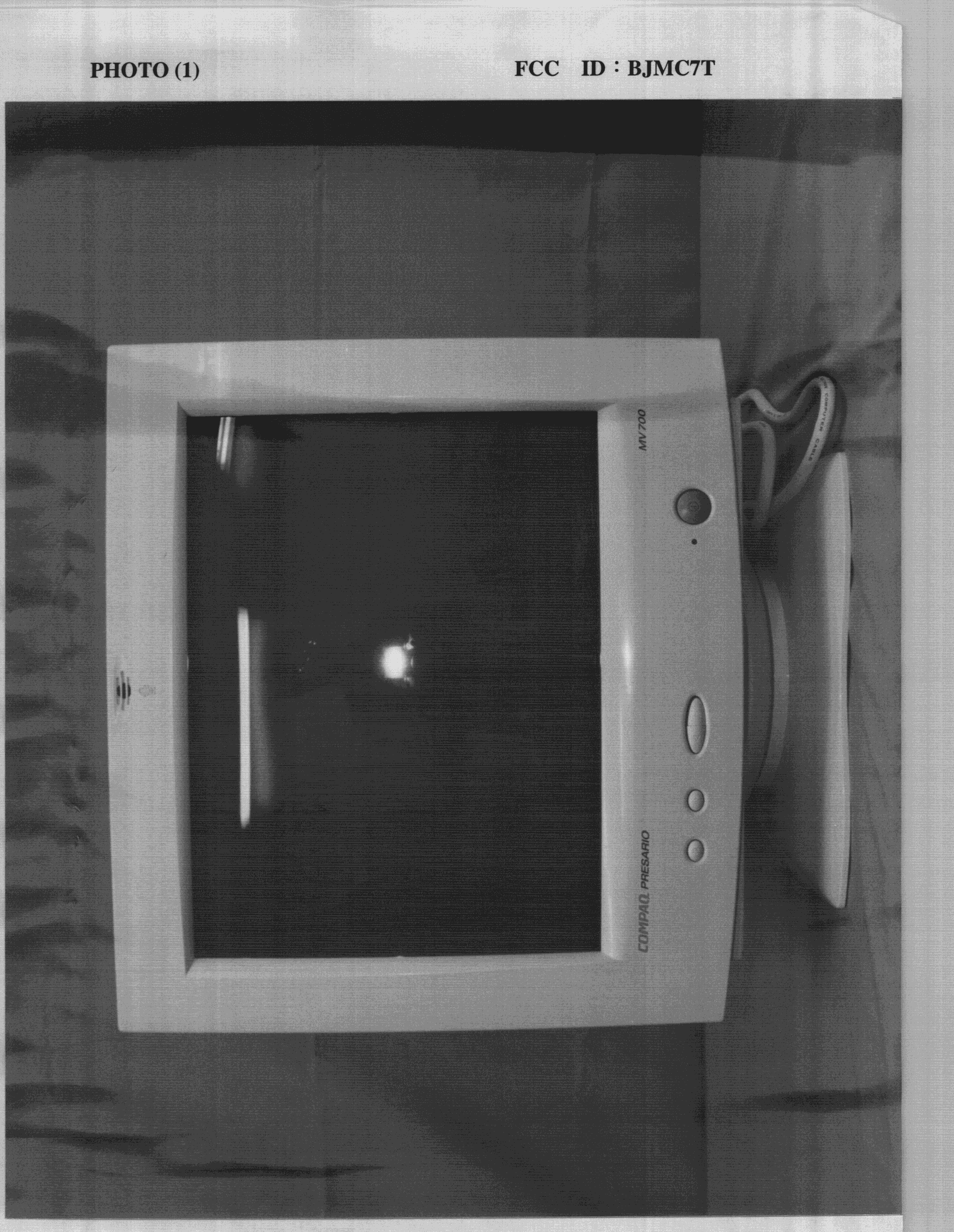 VGA Color Monitor - FCC ID BJMC7T - Tatung Company (1)