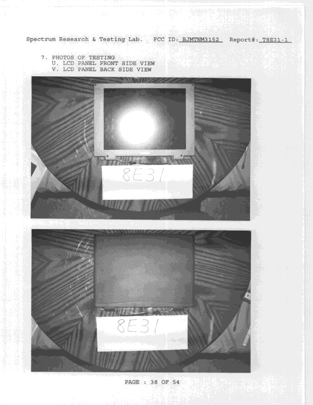 JBC - Part 15 Class B Computing Device/Personal Computer - FCC ID BJMTNM3152 - Tatung Company (3)