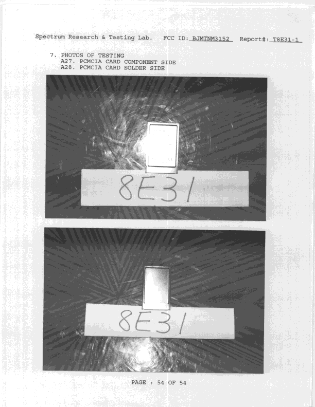 JBC - Part 15 Class B Computing Device/Personal Computer - FCC ID BJMTNM3152 - Tatung Company (1)