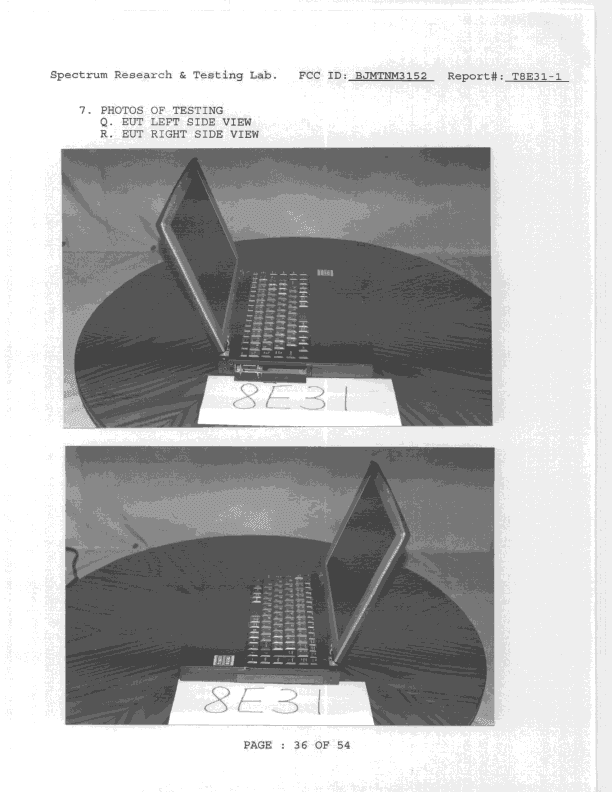 JBC - Part 15 Class B Computing Device/Personal Computer - FCC ID BJMTNM3152 - Tatung Company (4)