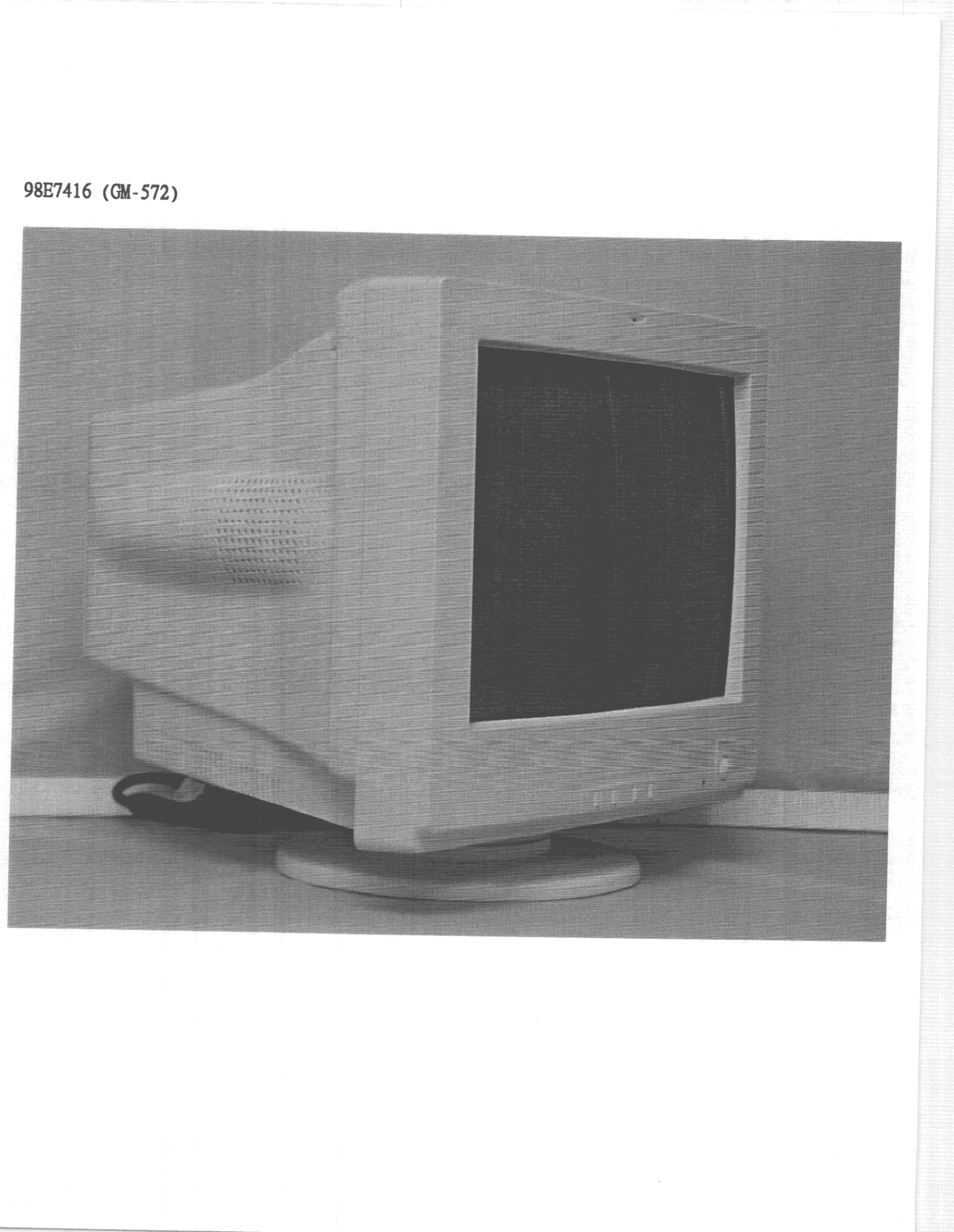 Color Monitor 15"  1280 X 1024 NI - FCC ID BJNGM1571II - Proton Electronic Industrial Co Ltd (4)