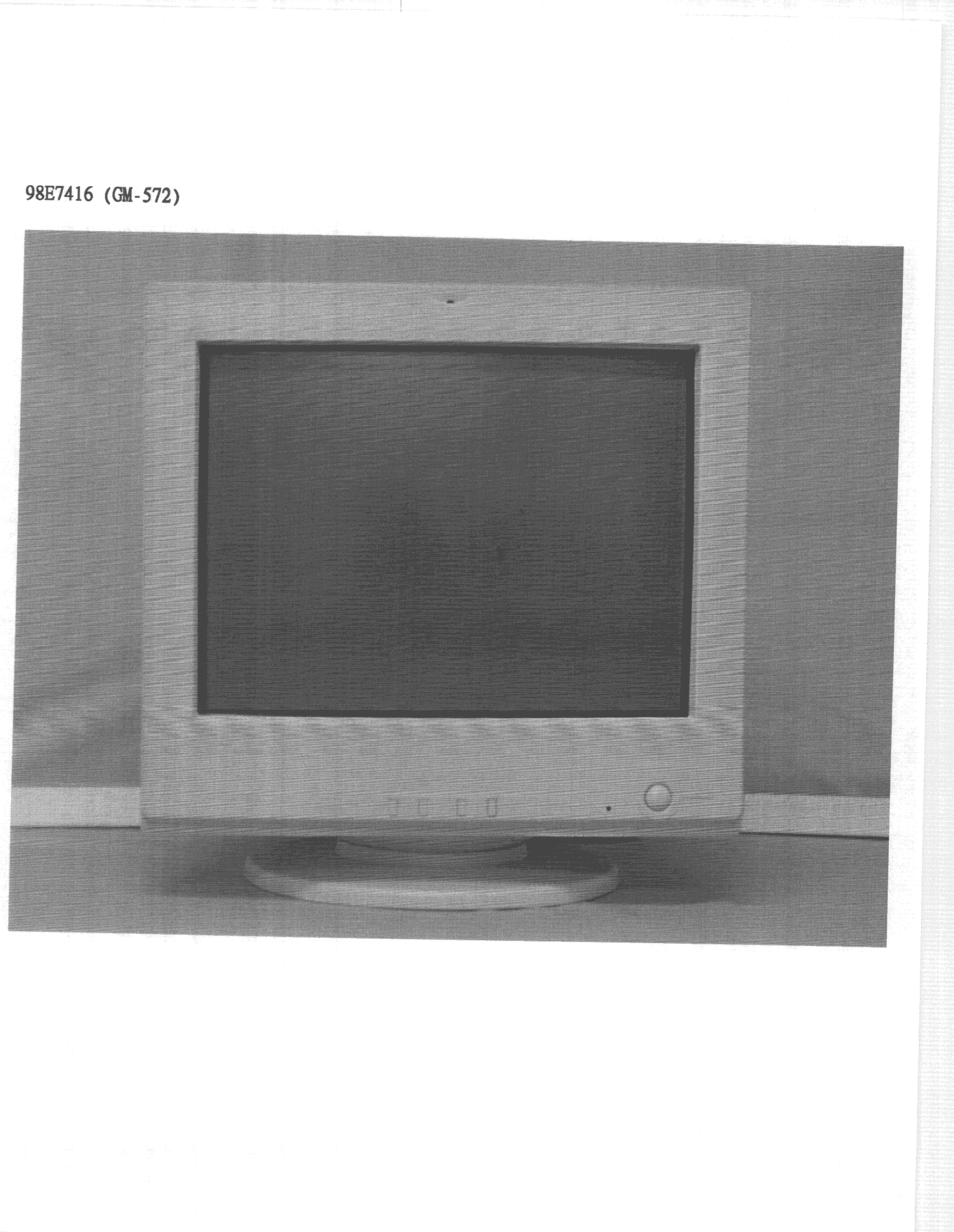 Color Monitor 15"  1280 X 1024 NI - FCC ID BJNGM1571II - Proton Electronic Industrial Co Ltd (5)