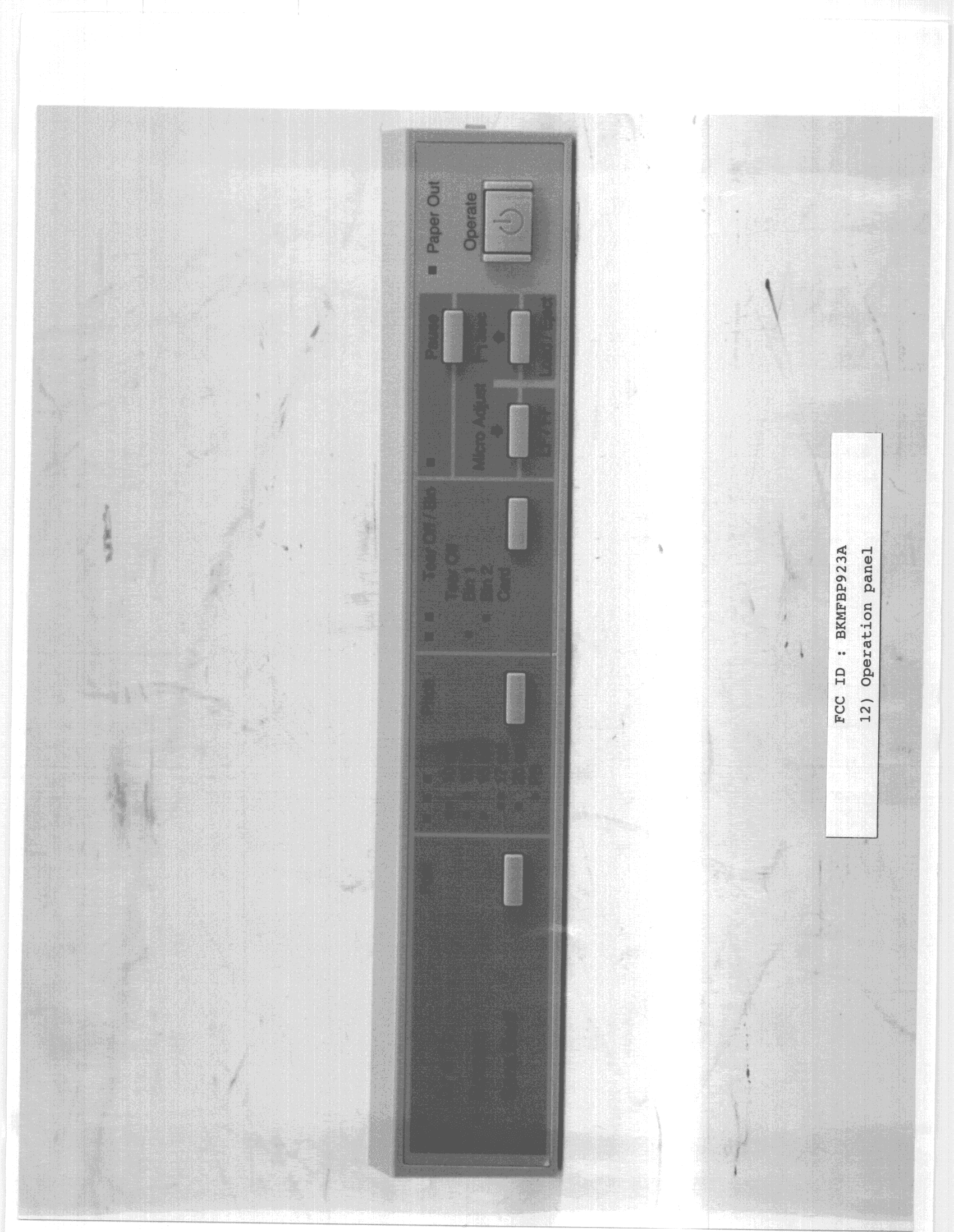 9-Pin Dot Matrix Printer - FCC ID BKMFBP923A - Seiko Epson Corporation