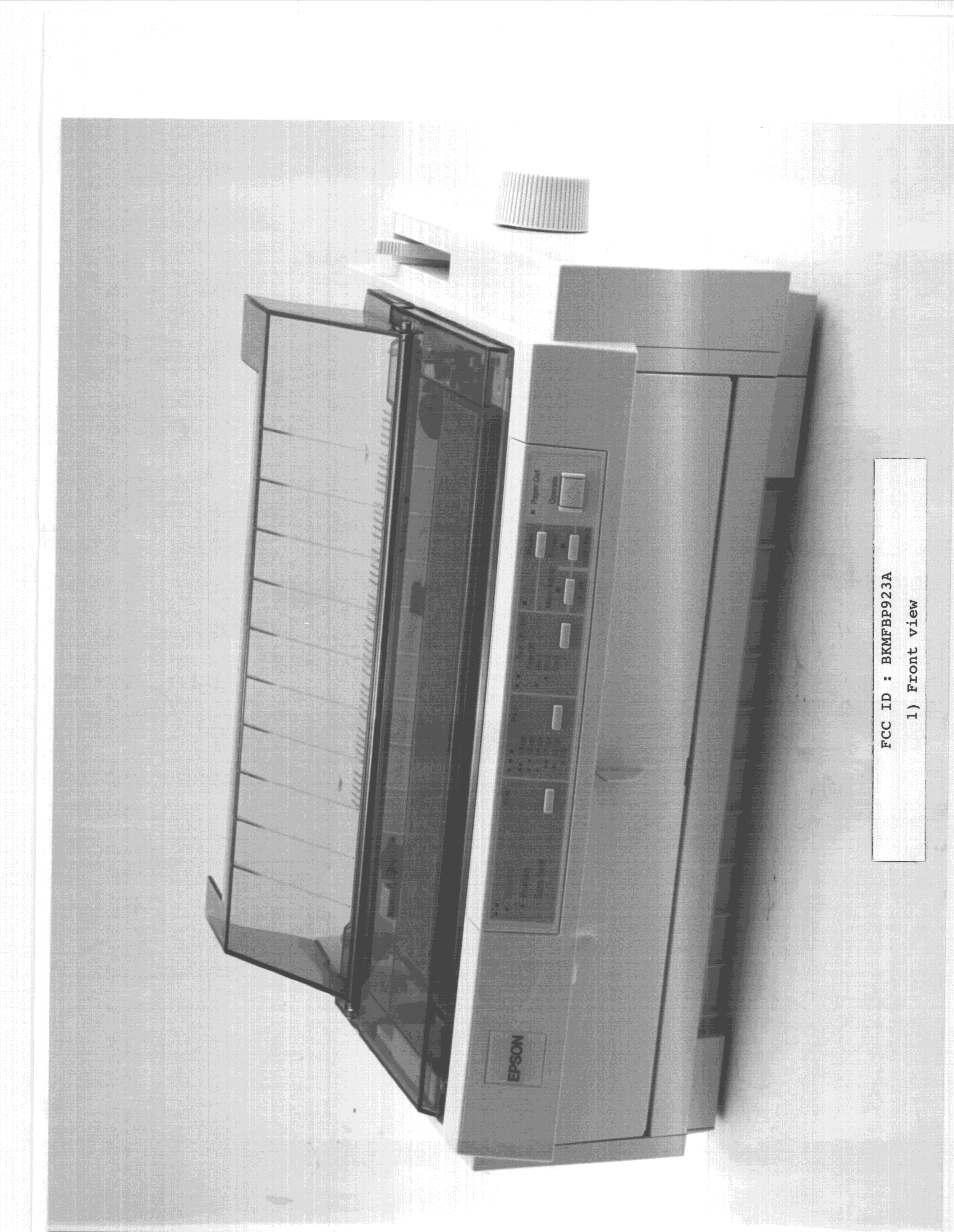 9-Pin Dot Matrix Printer - FCC ID BKMFBP923A - Seiko Epson Corporation (2)