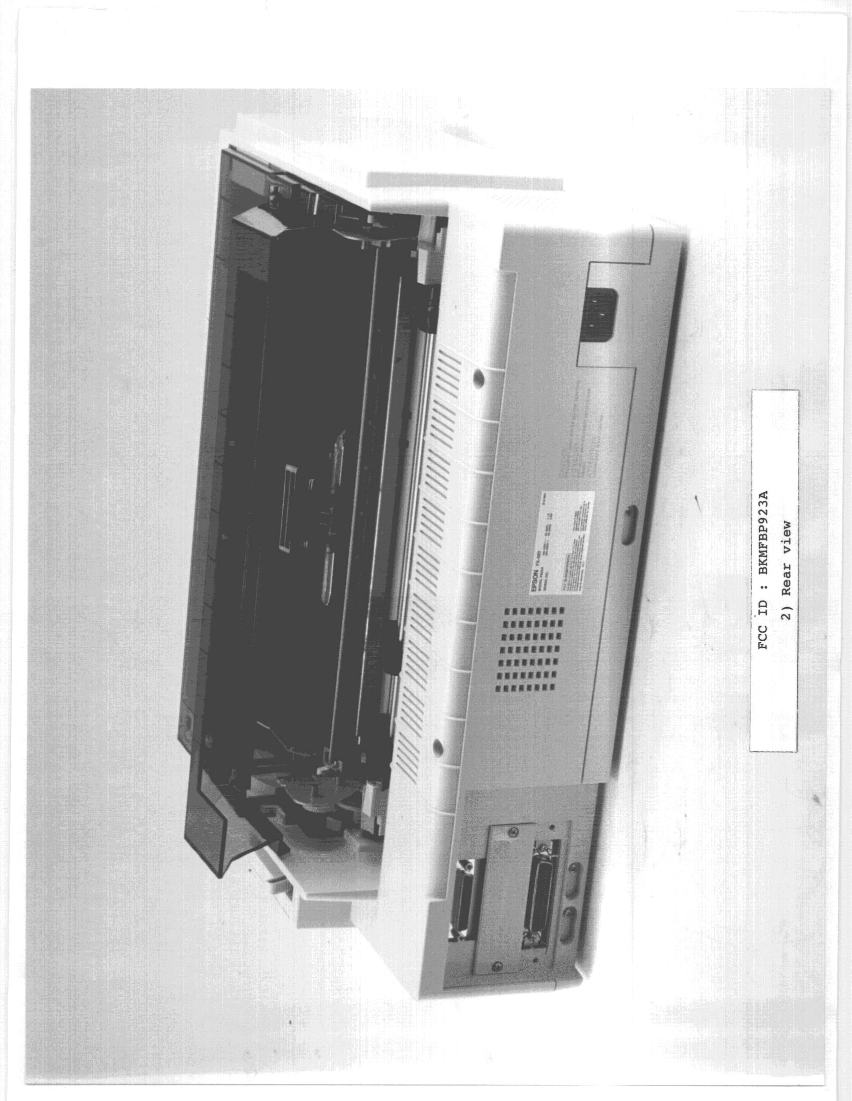 9-Pin Dot Matrix Printer - FCC ID BKMFBP923A - Seiko Epson Corporation (4)