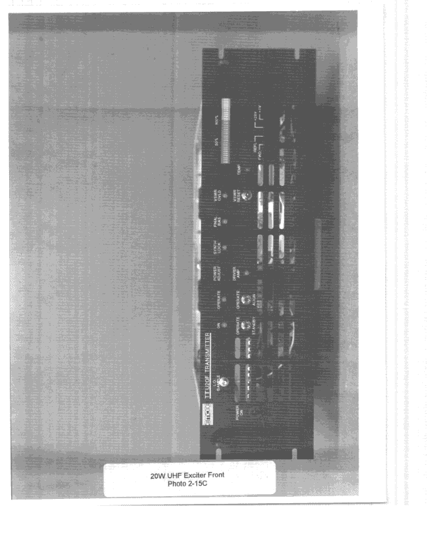 UHF Low Power Television Transmitter - FCC ID BMTTTU250F - EMCEE Broadcast Products (5)