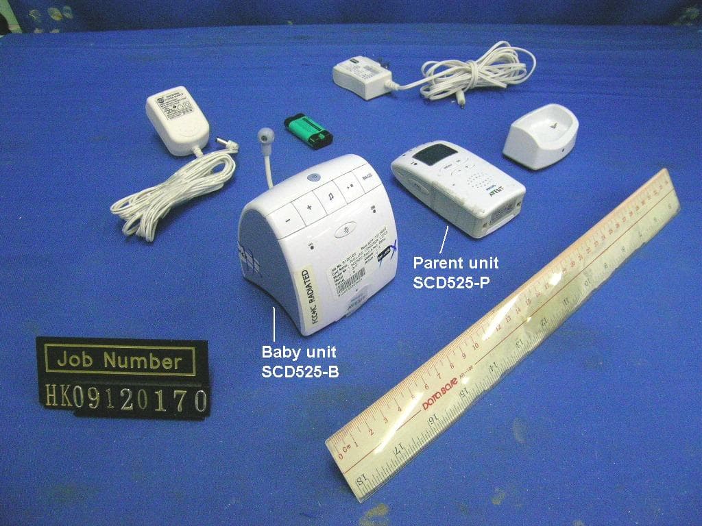 1.9GHz BABY MONITOR - PARENT UNIT - FCC ID BOUSCD525H - Philips Consumer Lifestyle (1)