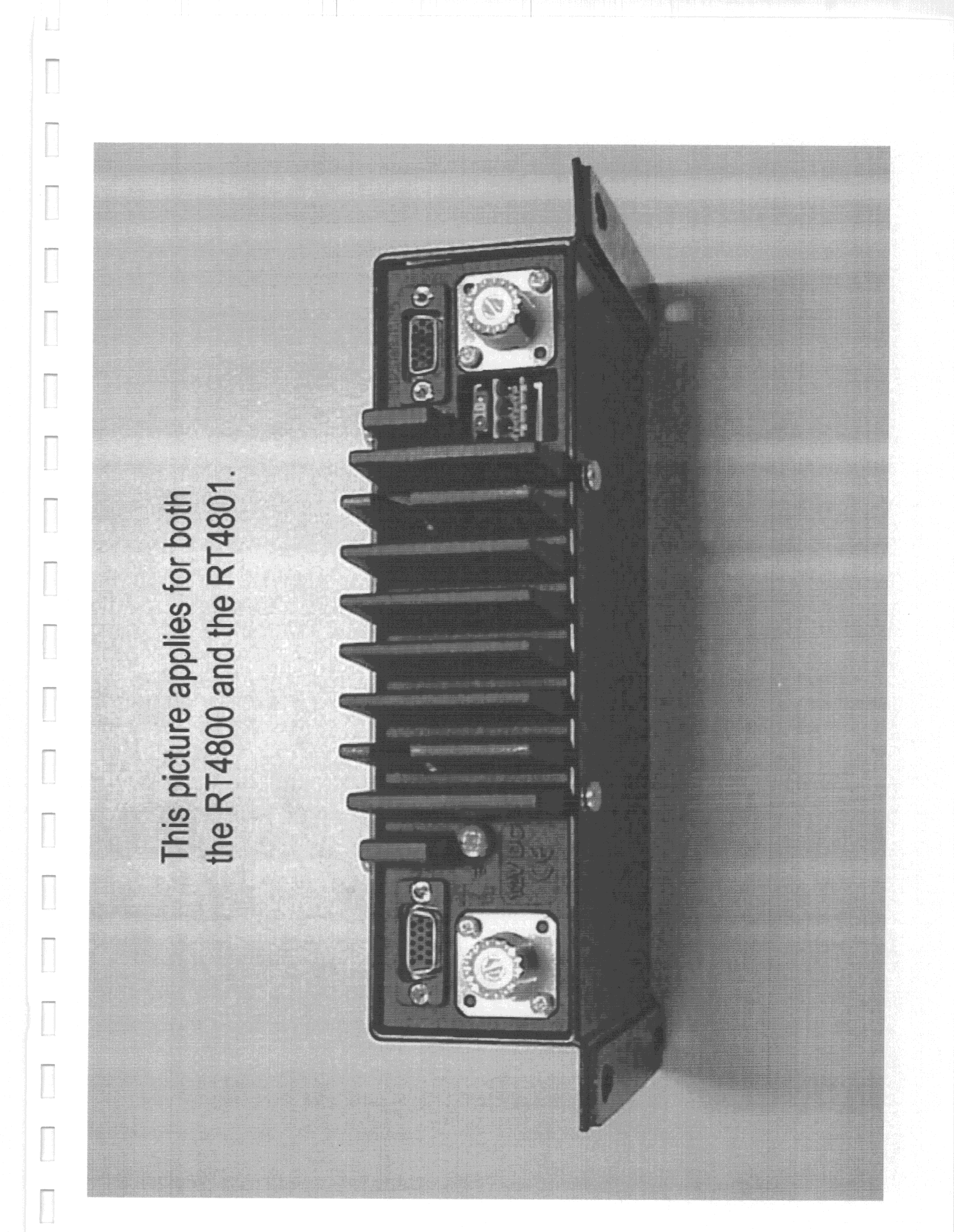 TNB - Licensed Non-Broadcast Station Transmitter - FCC ID BQRRT4801 - S P Radio A/S (2)