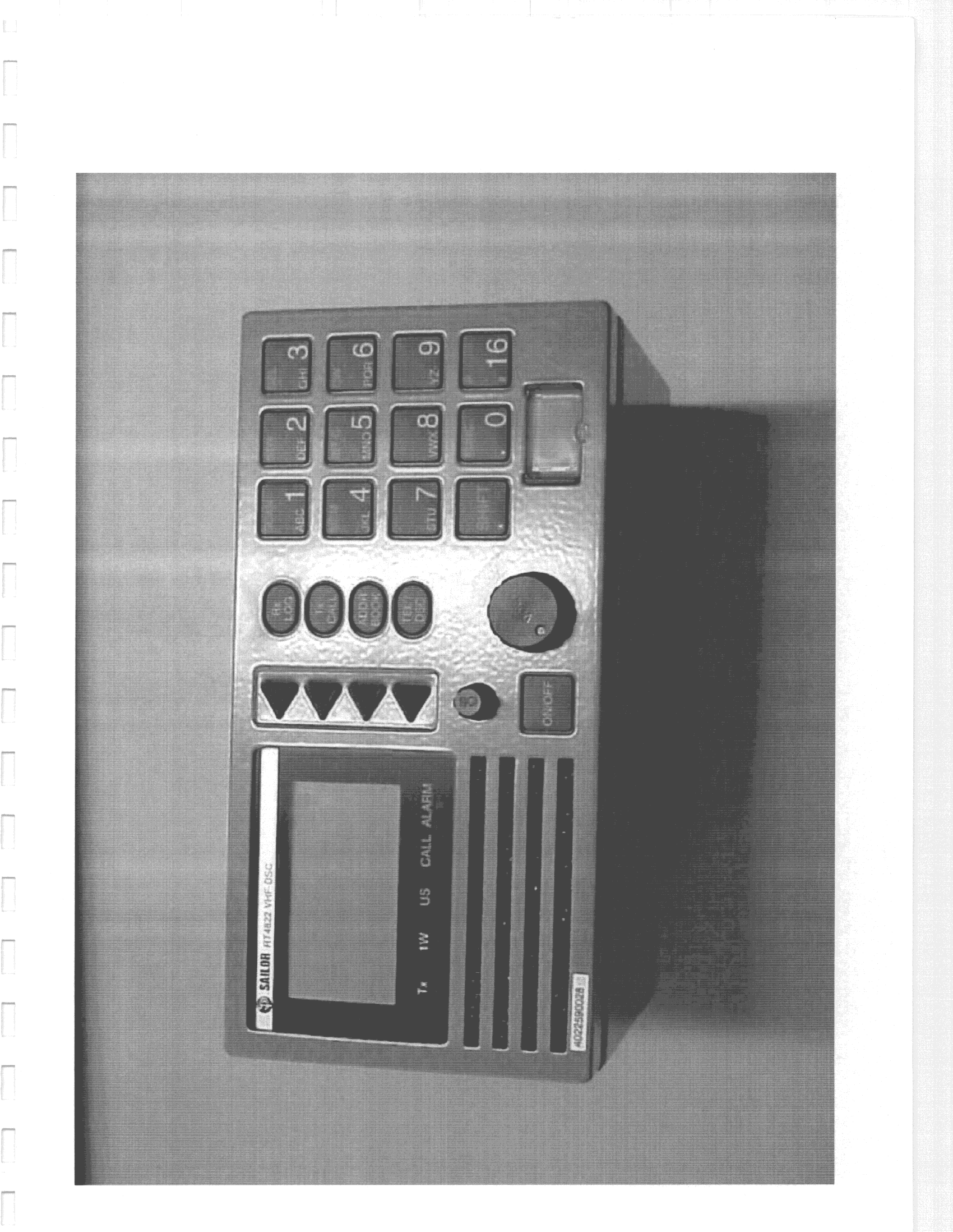 GVH - Part 80 VHF Transmitter (GMDSS) - FCC ID BQRRT4822 - S P Radio A/S (2)