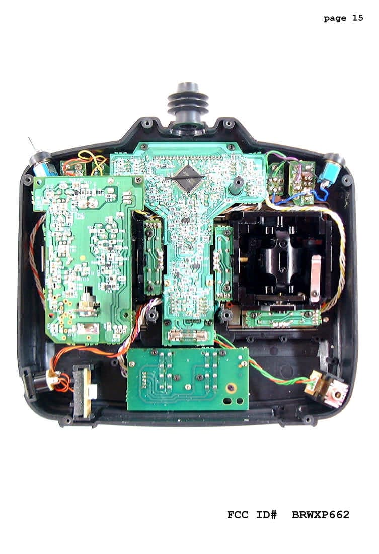 JR XP662 6 Channel FM Radio System - FCC ID BRWXP662 - Horizon Hobby, LLC