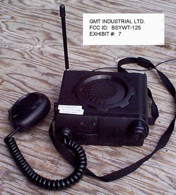 DXX - Part 15 Low Power Communication Device Transmitter - FCC ID BSYWT-125 - GMT Industrial Ltd