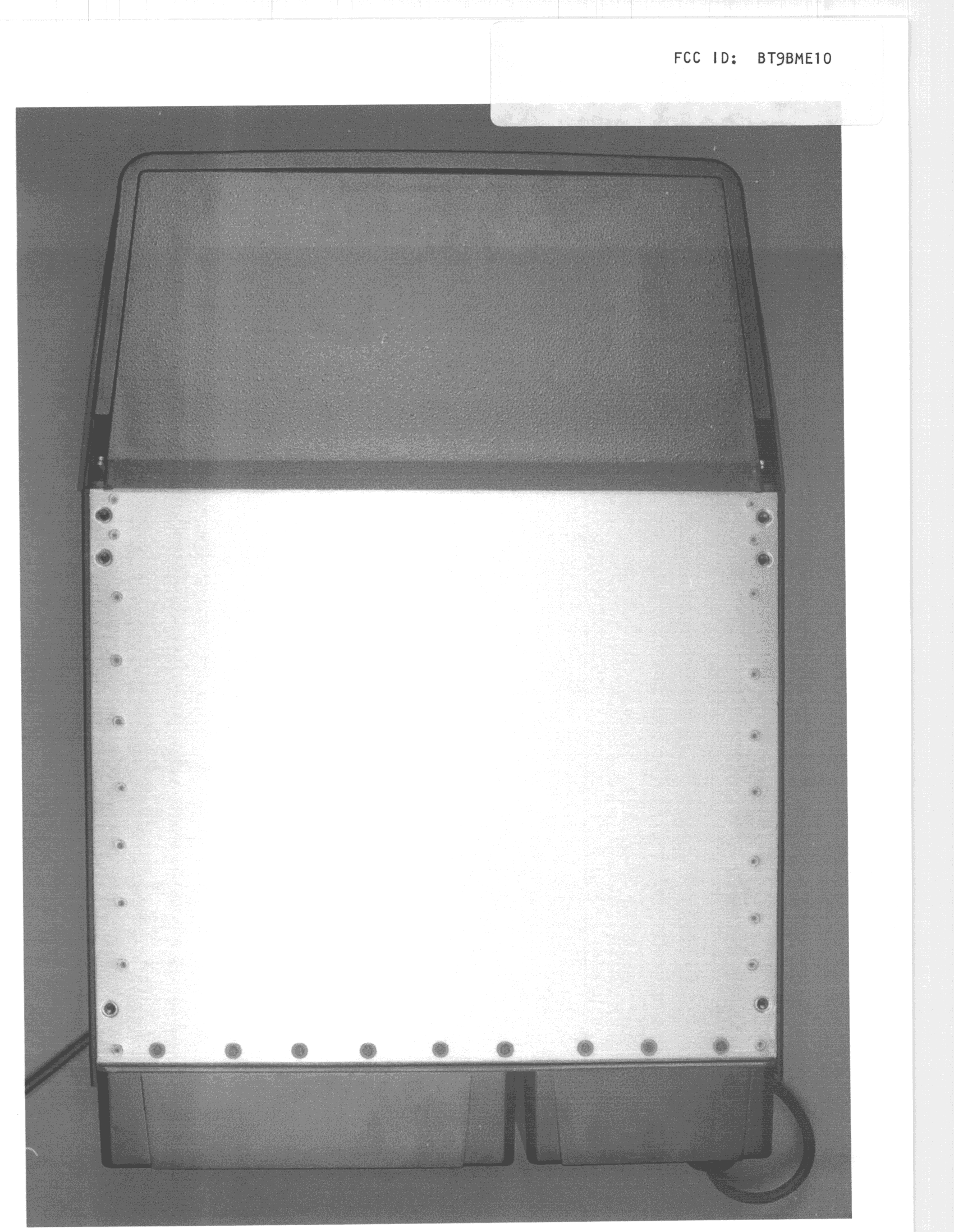 MRD - Marine Radar - FCC ID BT9BME10 - NORTHRUP GRUMMAN CORPORATION - SPERRY MARINE
