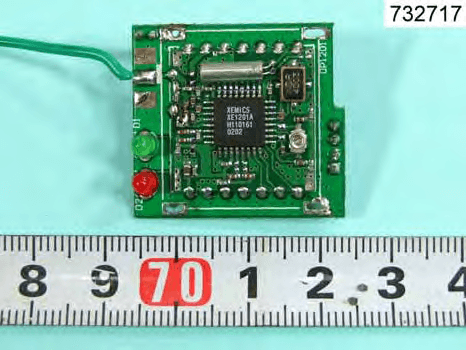 RF Transceiver module - FCC ID BTQ170495 - Model Rectifier Corporation
