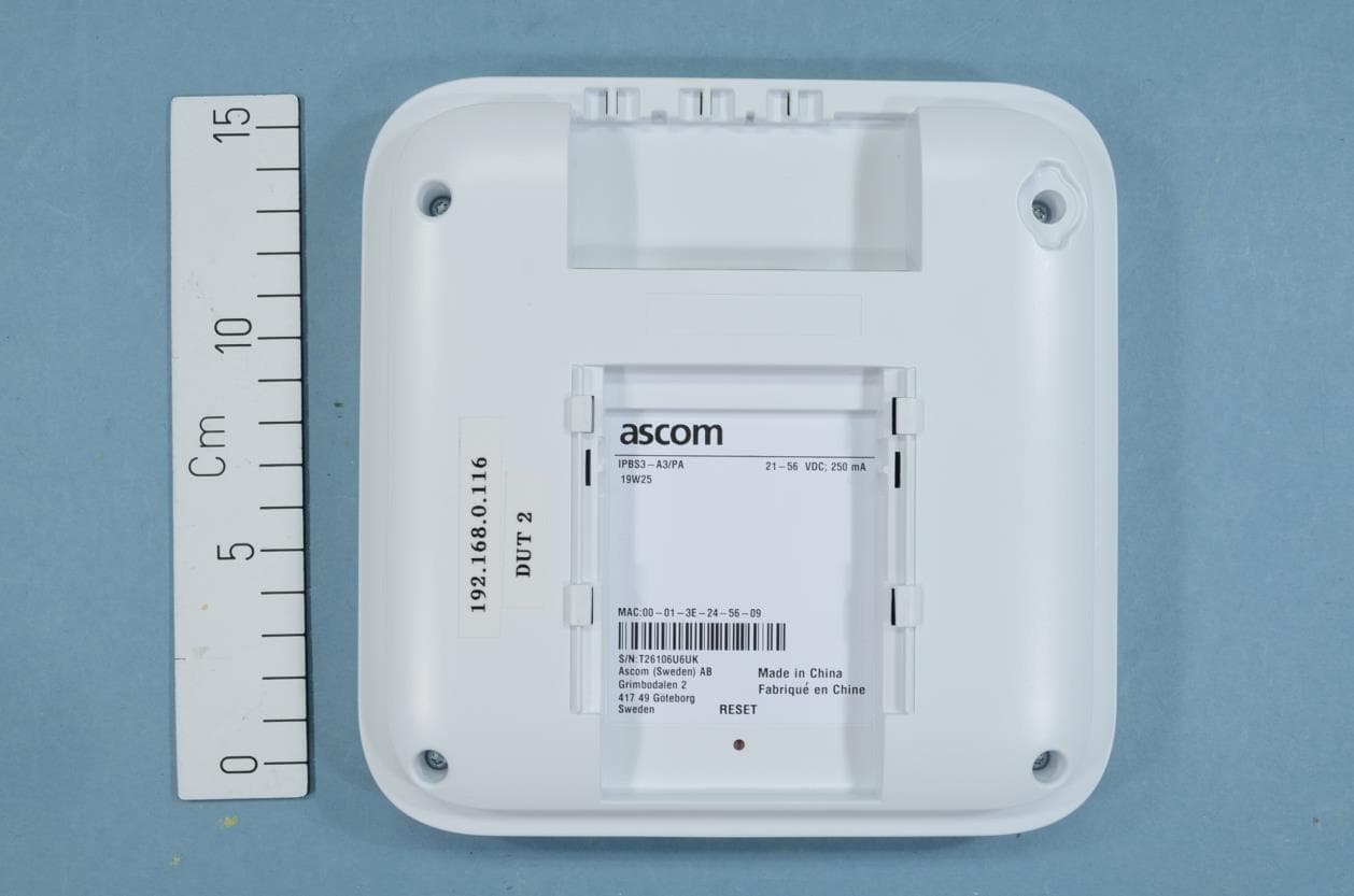 IP DECT Base Station - FCC ID BXZIPBS3 - Ascom (Sweden) AB