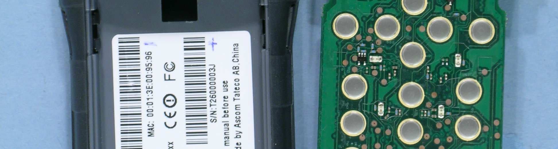 802.11b/g WLAN Cordless Phone - FCC ID BXZKATY - Ascom (Sweden) AB (4)