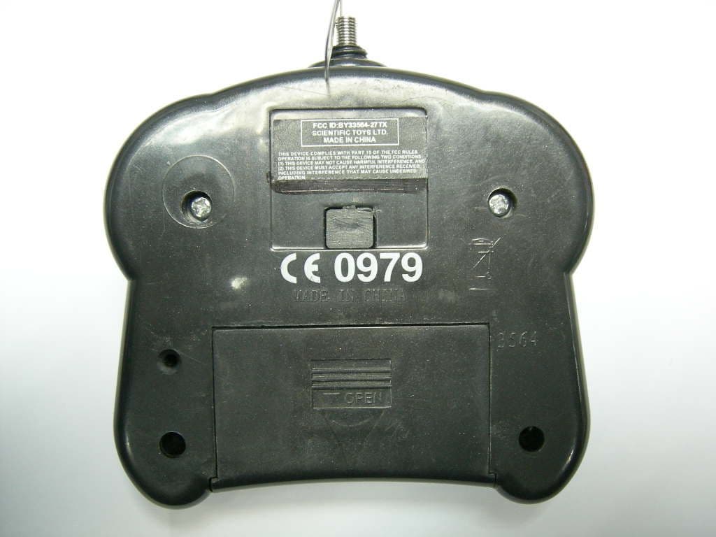 26.96-27.28 MHz WIRELESS R/C TOY-TX - FCC ID BY33564-27TX - Scientific Toys Ltd (2)