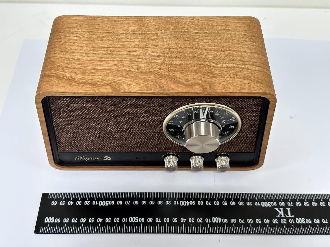 AM/FM/BLUETOOTH/AUX Premium Wooden Cabinet Radio - FCC ID BYG-WR55 - Sangean Electronics Inc