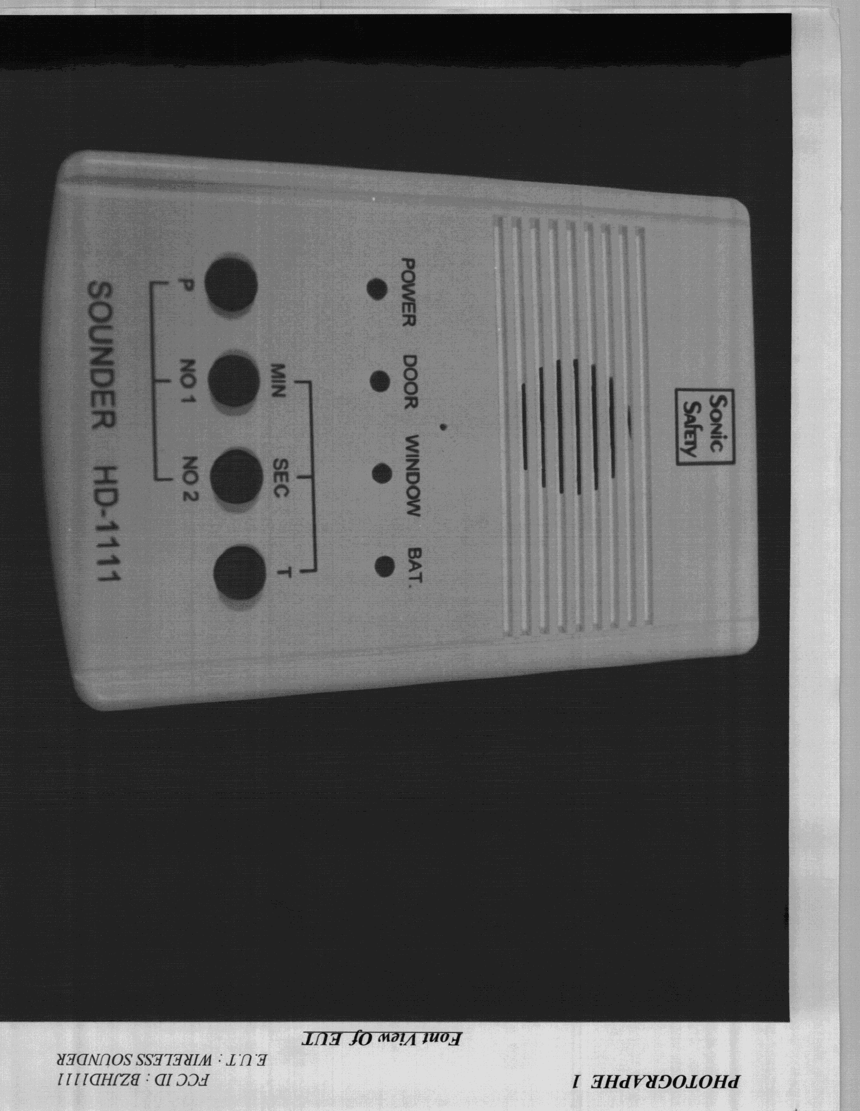 CYY - Communications Receiver used w/Pt 15 Transmitter - FCC ID BZJHD1111 - Zonas Technology Inc. (5)