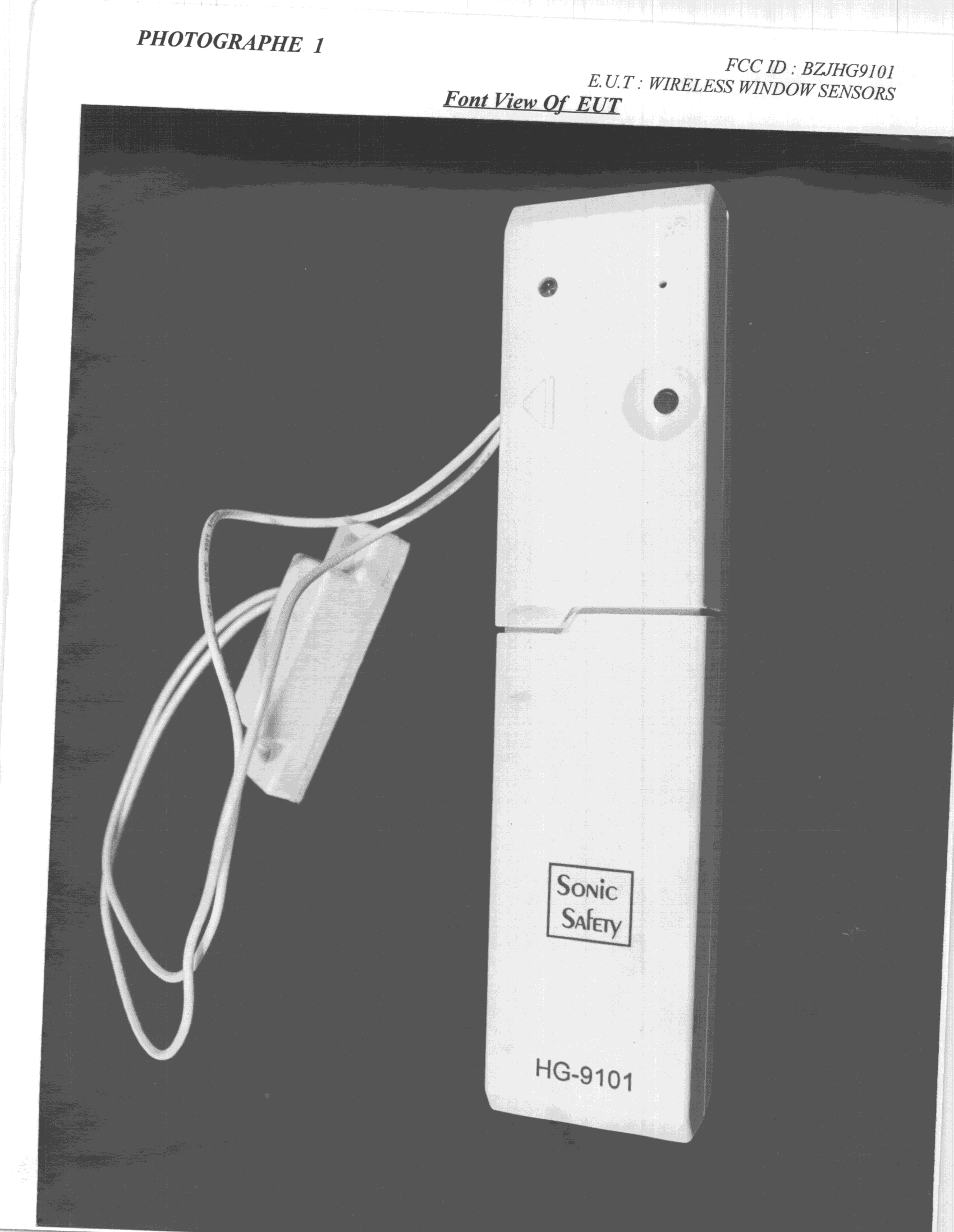 DSC - Part 15 Security/Remote Control Transmitter - FCC ID BZJHG9101 - Zonas Technology Inc. (2)